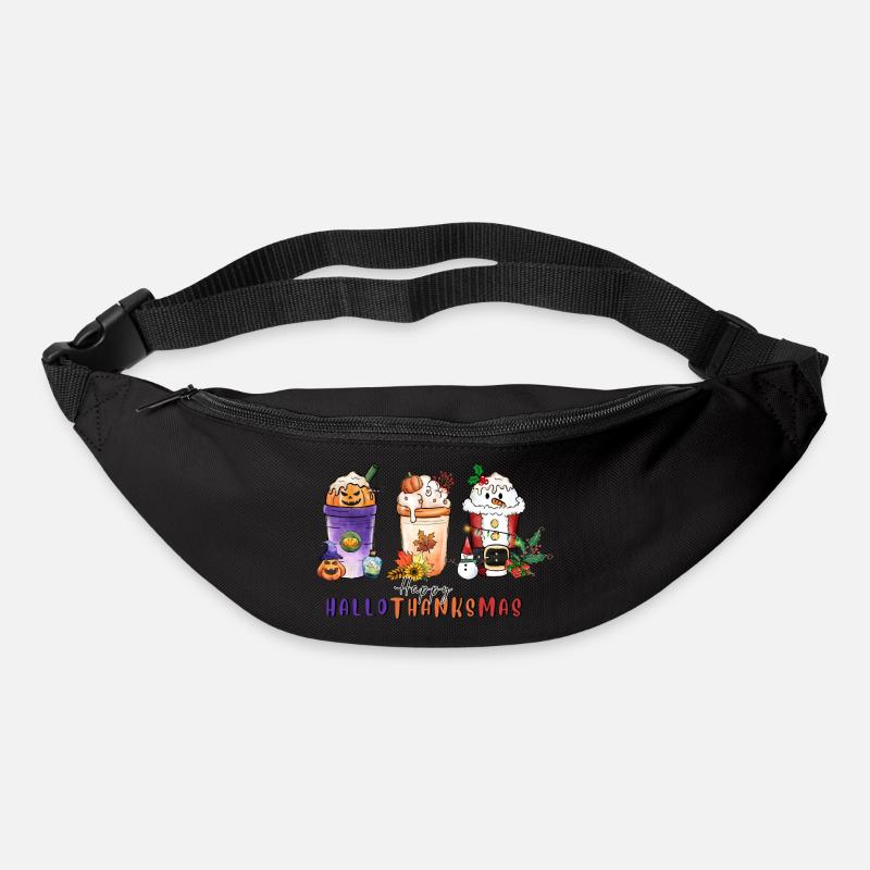 Happy Hallothanksmas - Bum bag - black