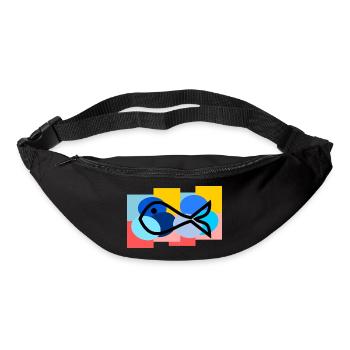 SARDINE. FISH. APRIL FOOL. EASTER. SEA - Bum bag - black - Front