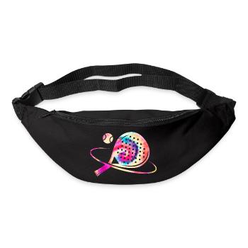 Padel Tennis Colorful - Bum bag - black - Front