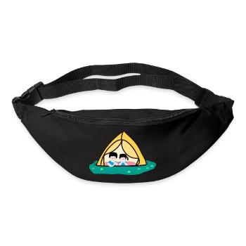 Campingplätze7 - Gürteltasche - Schwarz - Vorne