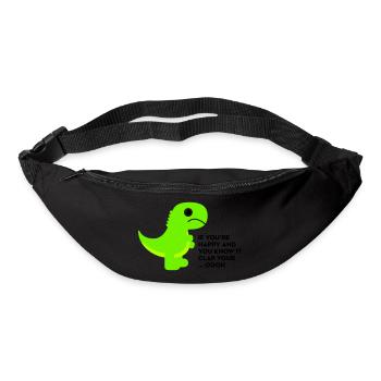 T-Rex clap your hands - Bum bag - black - Front