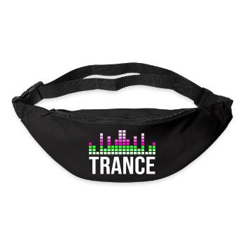 Trance music - Bum bag - black - Front