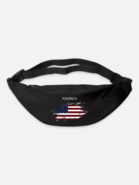 AMERICA - Gürteltasche - Schwarz
