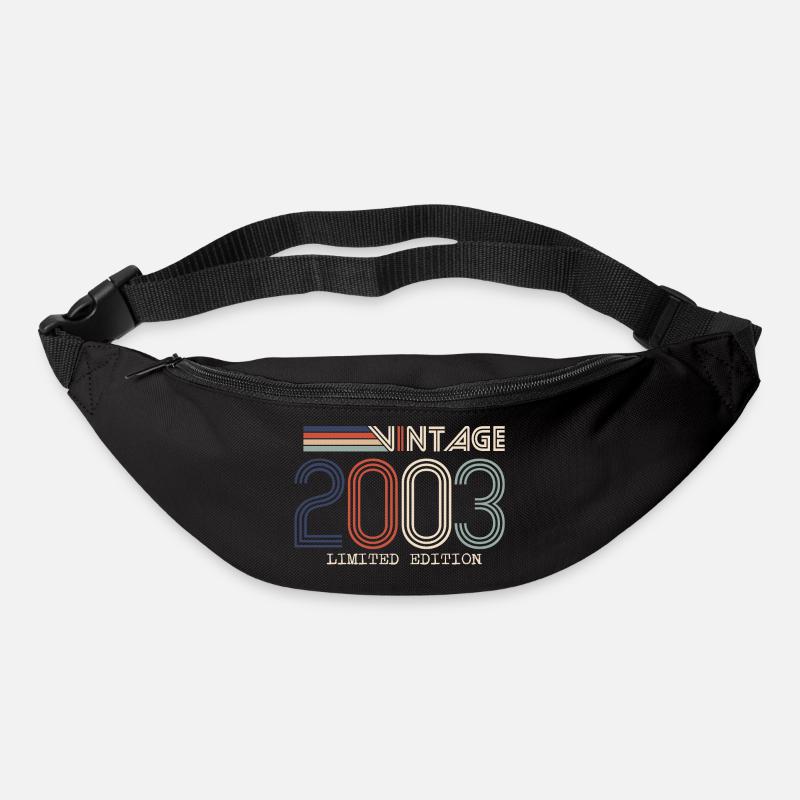 Vintage 2003 Anniversary Gift - Vintage 2003 - Bum bag - black