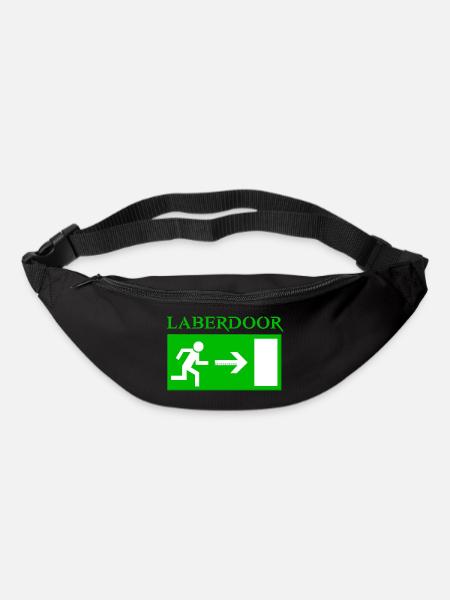 Laberdoor, Labrador, Smalltalk nicht erwünscht - Gürteltasche - Schwarz