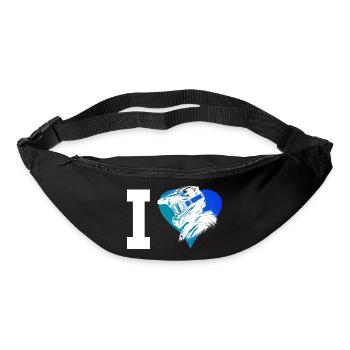 Vététistes Hommes VTT VTT Femmes - Sac banane - noir - Devant