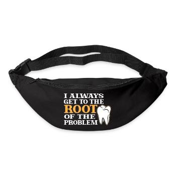 Always straight to the heart of the problem - Bum bag - black - Front
