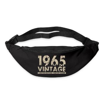 Jahrgang 1965 Bursdag - Unikat - Gürteltasche - Schwarz - Vorne