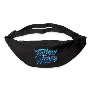 Welle - Gürteltasche - Schwarz - Vorne