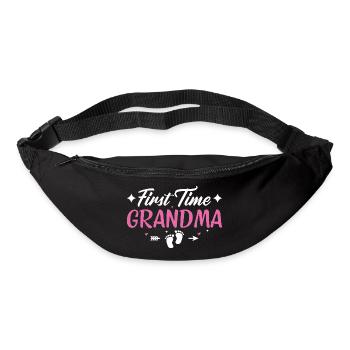 Grossesse Futur Cadeau de Mamie - Sac banane - noir - Devant