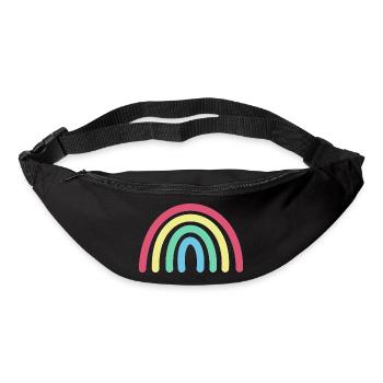 Rainbow - Bum bag - black - Front