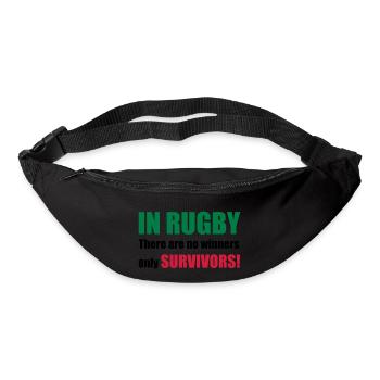 rugby - Bum bag - black - Front