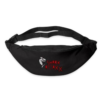 Pixel Shark - Gürteltasche - Schwarz - Vorne