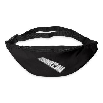clavier - Sac banane - noir - Devant
