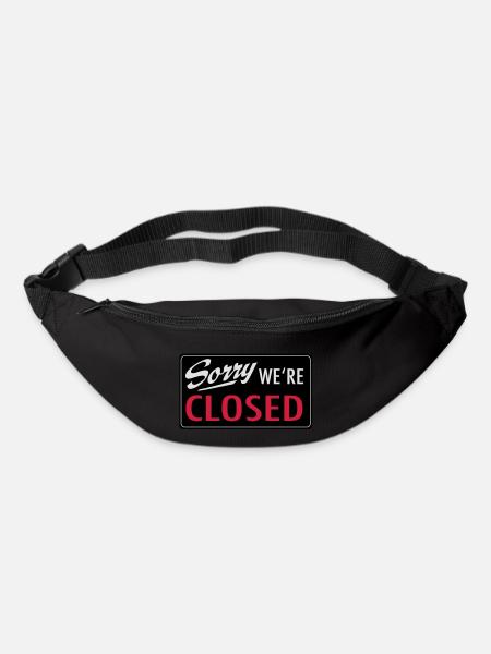 closed - Gürteltasche - Schwarz