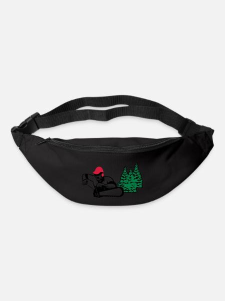bûcheron - Sac banane - noir