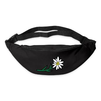 Blumen und Kräuter: Edelweiss - Bum bag - black - Front