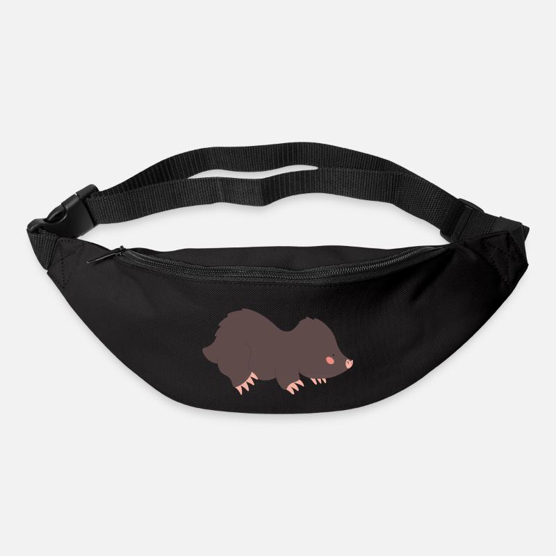 Maulwurf - Gürteltasche - Schwarz