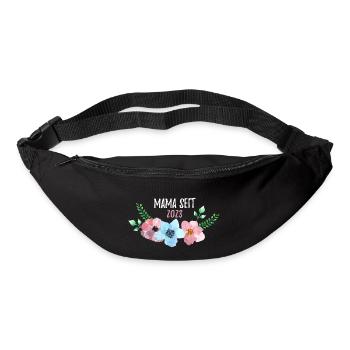Mama seit 2023 Spruch Geschenk zur Geburt - Gürteltasche - Schwarz - Vorne