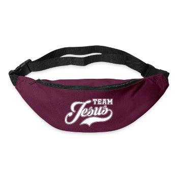 Team Jesus - Bum bag - burgundy - Front