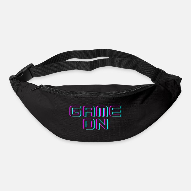 GAME ON - Gürteltasche - Schwarz