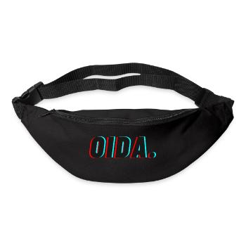 oida. - Das Wiener Original - Gürteltasche - Schwarz - Vorne