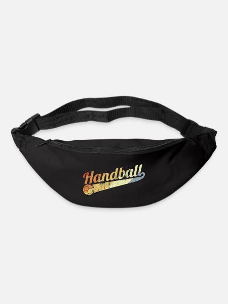 Vintage Handball - Gürteltasche - Schwarz