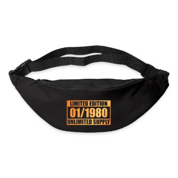 44th Birthday Limited Edition - ꝏ Supply 01/1980 - Bum bag - black - Front