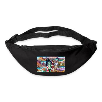 United States - Gürteltasche - Schwarz - Vorne
