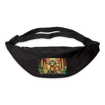 Dragon - Junge niedliche kleine Monster - Gürteltasche - Schwarz - Vorne