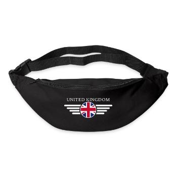 Vereinigtes Königreich T-Shirt - Gürteltasche - Schwarz - Vorne