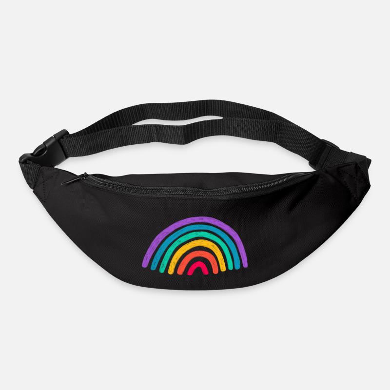 Rainbow - Gürteltasche - Schwarz