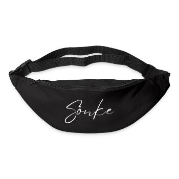 Sönke Name T-Shirt Geschenk Für Männer - Gürteltasche - Schwarz - Vorne