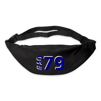 AO79 - Sac banane - noir - Devant