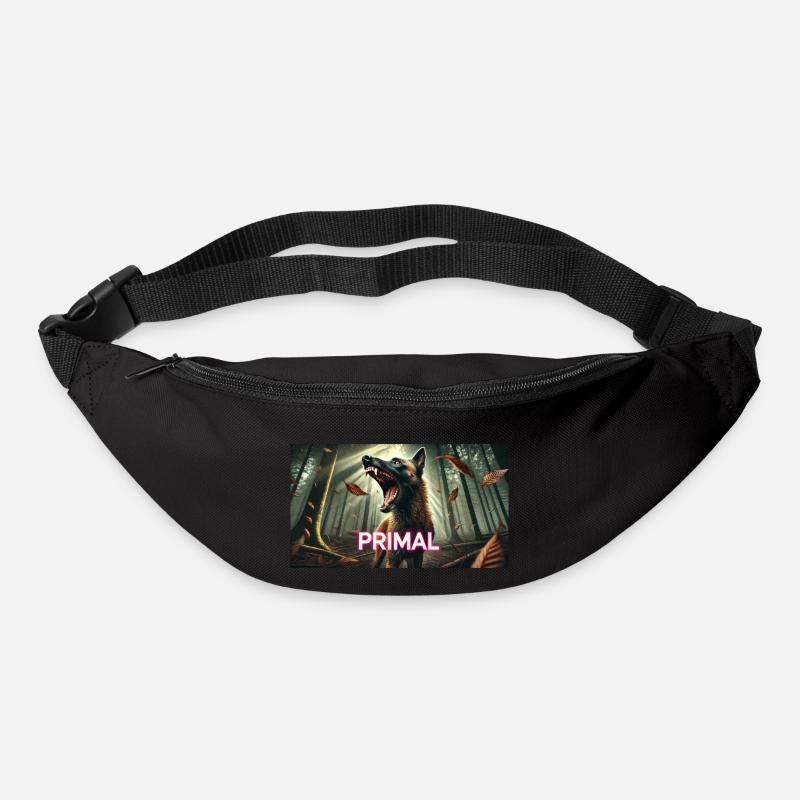Primalinois² - Sac banane - noir