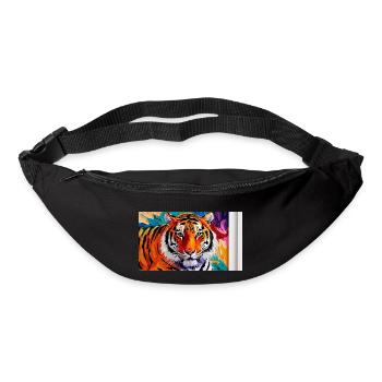 Abstract Tiger 20250303 160916 0000 - Bum bag - black - Front