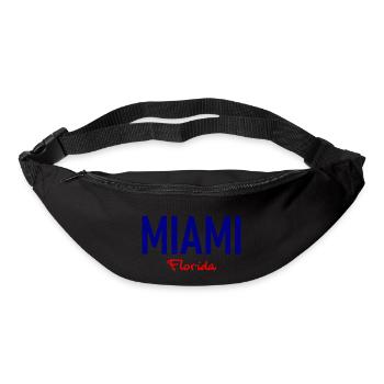 Miami - Floride - États-Unis - États-Unis d’Amérique - Sac banane - noir - Devant