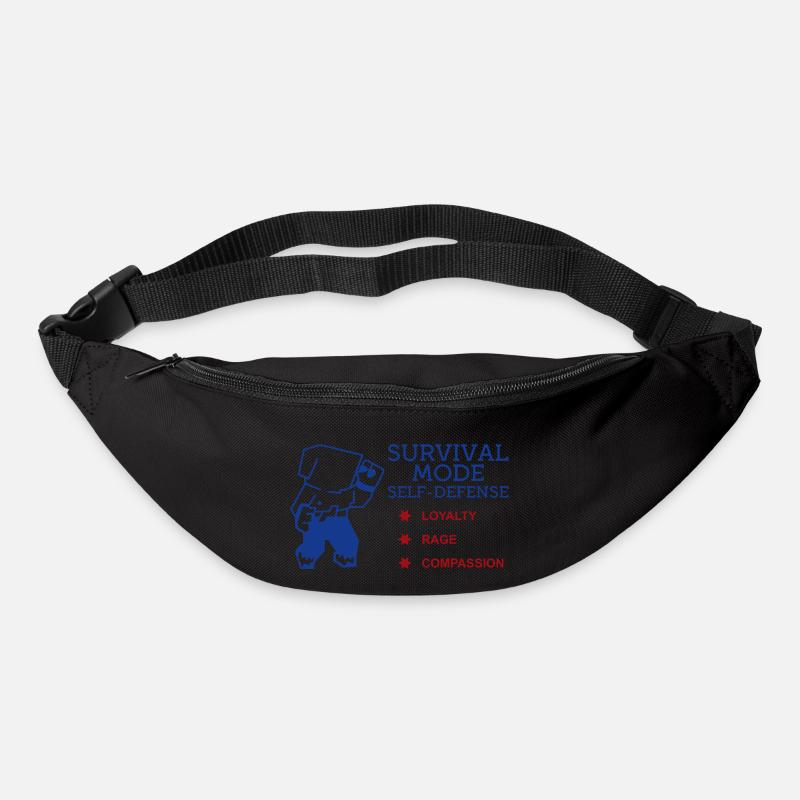 Survival Mode Self-Defense - Bum bag - black