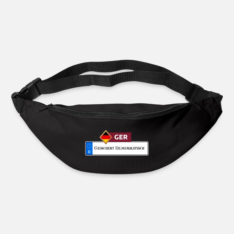 Secured Democratic 2.0 | Gift - Bum bag - black