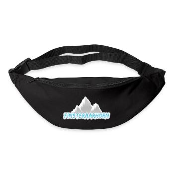 Geschenk für Finsteraarhorn - Gürteltasche - Schwarz - Vorne
