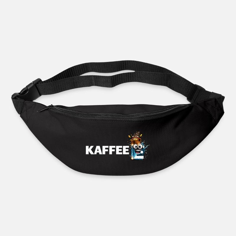 Mascotte du café Splash - Sac banane - noir