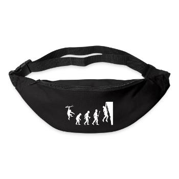Klettern Evolution Shirt - Gürteltasche - Schwarz - Vorne