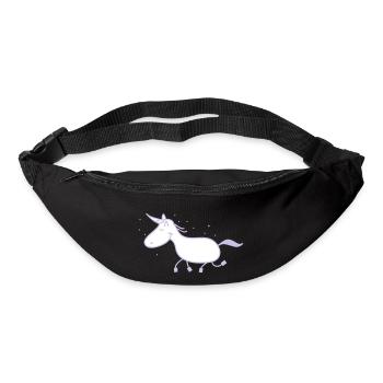 Einhorn - Gürteltasche - Schwarz - Vorne