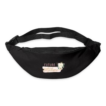 Future Madame personalisierbar - Gürteltasche - Schwarz - Vorne