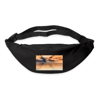 Wasser Himmel Wolken - Gürteltasche - Schwarz - Vorne