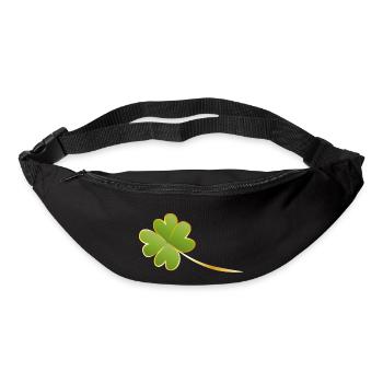 vierblättriges kleeblatt - Gürteltasche - Schwarz - Vorne