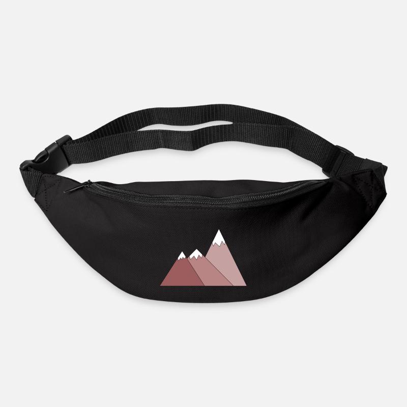 Berge - Gürteltasche - Schwarz