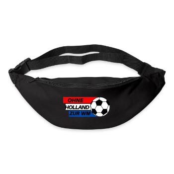 Ohne Holland zur WM - Gürteltasche - Schwarz - Vorne