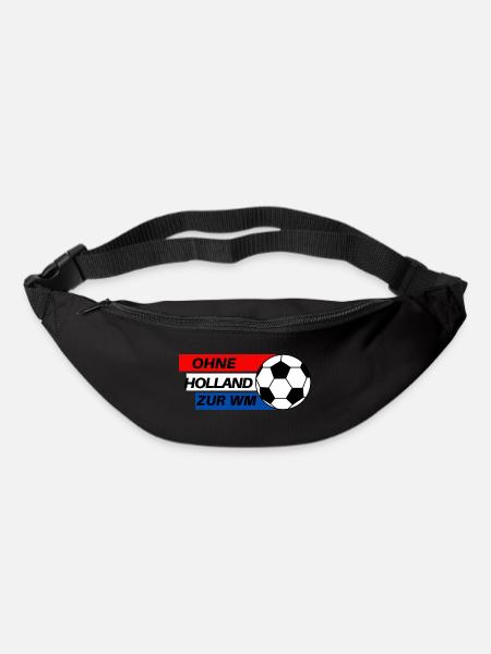 Ohne Holland zur WM - Gürteltasche - Schwarz