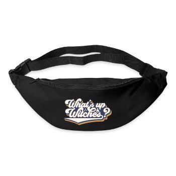 What s up witches happy halloween - Bum bag - black - Front